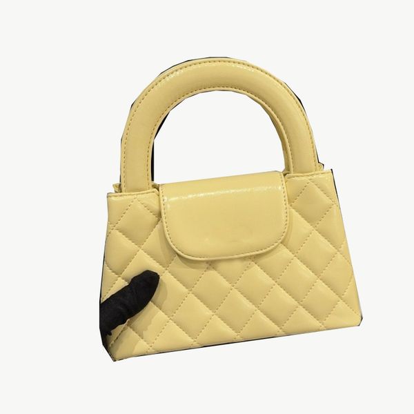 25k Luxury Handbag Designer Womens Shoulder Bag Leather Rib Check Gold Hardware Metal Turn Lock Matelasse Chain Crossbody Bag Dinner Dress Bag Shopping Sacoche 18cm