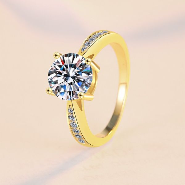 Timeless Classic Design of a Solitaire Pendant Necklace Featuring Sparkling Simulated Diamonds