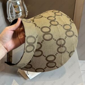 Hats Scarves Sets Fashion sun Visors Headless Sunvisor Hat Womens Beach Hat Designer caps Classic Double Letter Baseball Hat 3 Colors