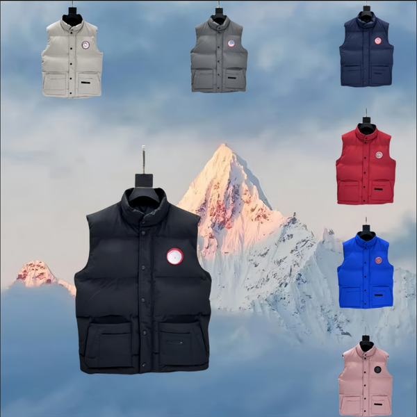 Canada Vest Designer veste 1 Heated Bomber Canadas puffer vest Body Warmer Bodywarmer Designer Weste Doudoune Sans Manche Puffer down Jacket Mens Vests