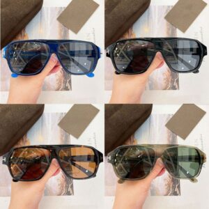 Classic brand designer sunglasses TF908 Mens retro casual sunglasses acetate fiber frame 100% UV resistant legs metal logo design top quality