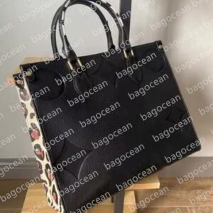 Designer Bag On the go Embossed Flower Large Capacity GM MM Tote Bag Fashion Sac Femme Shoulder Bags Women Handbag Handle Lady The Tote Bag Luxurys Female