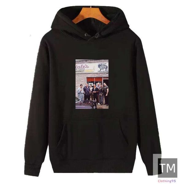 The Sopranos Mafia New York Unisex graphic Hooded sweatshirts winter thick sweater essentials fleece hoodie Men clothing