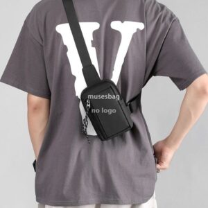 New men's small chest bag personality crossbody mini youth fashion portable waterproof outdoor street trend cross-border