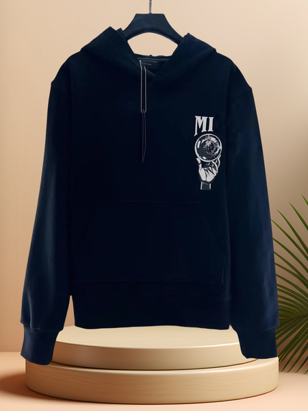 Youthful Hip Hop Style Unisex Hoodie - Stylish Letter Graphic Pullover for Both Genders