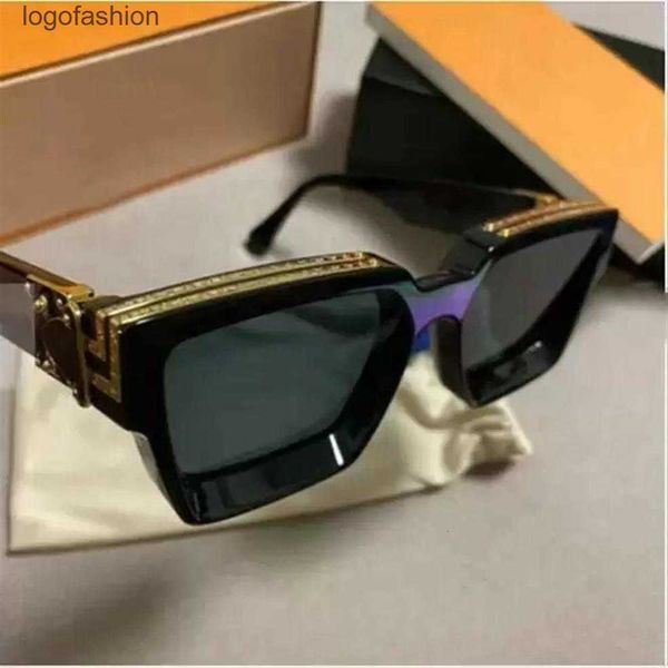 2024 Luxury Millionaires Sunglasses men women full frame Vintage designer MILLIONAIRE 1 sunglasses mens popular Black top qualit2736