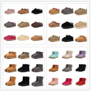 Boots Ultra Classic Mini Boot Designer Woman Ankle Snow Booties Warm Fur Australia Boots Platform Real Leather Brown Botas XX5854