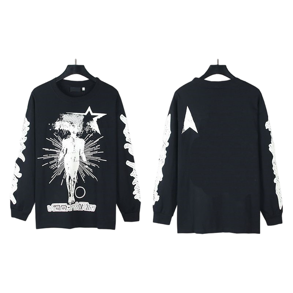 Unisex Designer Long Sleeve Tee - Breathable Cotton