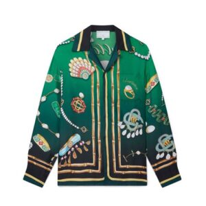 mens shirts silk tshirts designer Silk Shirts Print Hawaii shirts Casual Loose Men And Women Button Up Short Sleeve Shirt beachshirts asian size