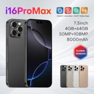 i16 Pro Max wireless charging Android 5G smartphone | 12GB+1TB, 20 million pixel dual camera, 7.3-inch screen