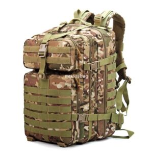 Outdoor army camouflage backpack special combat multi-functional mountaineering sports travel large capacity men's camping tactical backpack