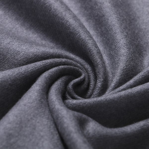 1-518 Solid color imitation cashmere red scarf for women autumn and winter new warm shawl solid