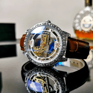 No need to wind up the full automatic nical double-sided hollow waterproof luminous new genuine men's watch