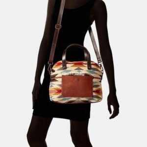 New niche design shell bag for commutin large capacity bag European and American retro style ethnic style cotton and linen handheld single shoulder crossbody bag
