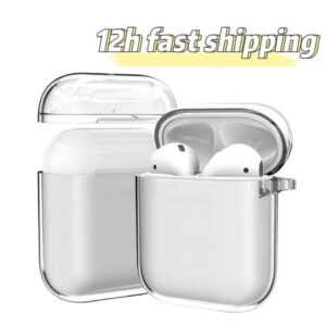 For Air pro 2 air pod 3 2nd generation Headphone Accessories lanyard Solid Silicone Cute Protective Earphone Cover Wireless Charging Shockproof Case