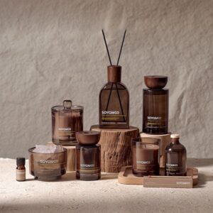 Fire free aromatherapy essential oil series gift box set spa healing fragrance ornament hotel lobby earth fragrance 200ml