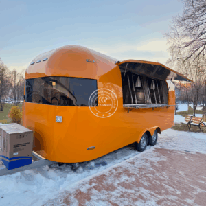 Commercial Catering Truck Food Trailer OEM Concession Snack Pizza Kiosk Cart Hot Dog Cart Concession Catering Truck With Full Kitchen