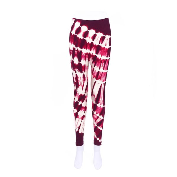 Trendy Seamless Hip Lifting Yoga Pants for Fitness Enthusiasts - Available in Tie-Dye Colors