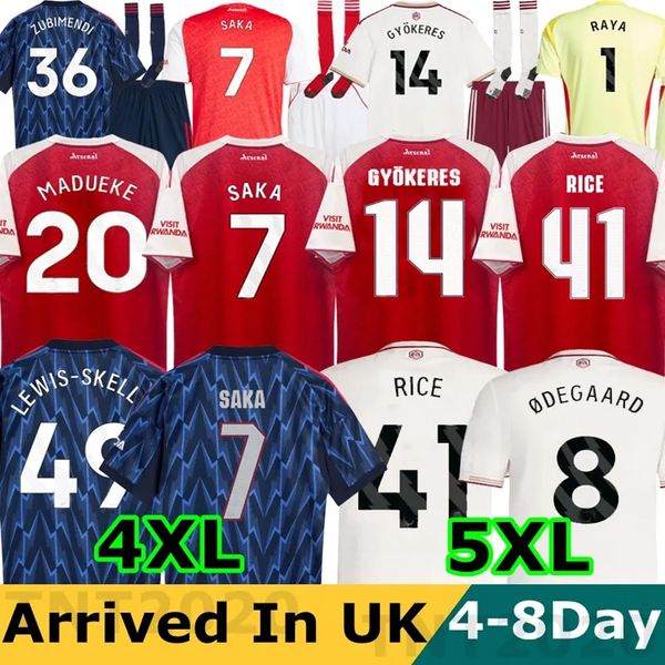 25 26 SAKA KELLY soccer jerseys Zubimendi MARTINELLI 2025 2026 football shirt Men Kids kit ODEGAARD Nwaneri SALIBA RICE HAVERTZ MADUEKE RAYA Women RUSS0001
