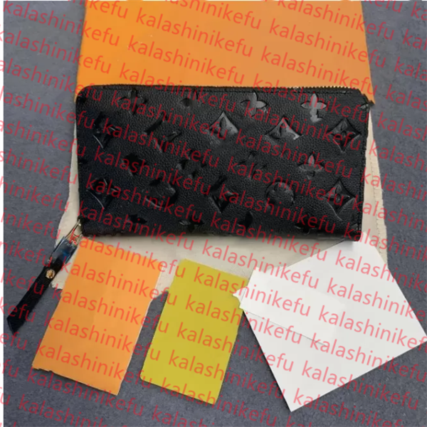 Luxury Designer Zippy Long Wallet Women's Zipper Brown Mono gram Canvers Leather Check Plaid Good Qaulity wallet bag60017