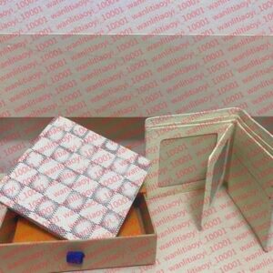 Top Genuine Leather Fashion Designer Wallets Retro Handbag For Men Classic Card Holders Coin Purse Famous Clutch Wallet With Box AAAAA