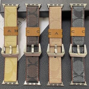 Genuine Leather Band Strap for Apple Watch series 10 9 8 5 6 7 Bands 40MM 41MM 49mm 38mm 42MM 44mm 45MM k Watchband Designer iPhone Watchbands