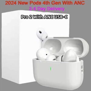 Newest tws earbuds Pods 4th Gen With ANC earbuds Pro 2 anc USB C earphones wireless Bluetooth Headset USB-C charging port For Xiaomi iPhone Headphones pods 3rd 2nd