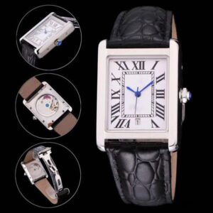 Men's automatic nical watch 31 * 41MM leather strap sapphire waterproof casual classic fashion wristwatch montre de e watches