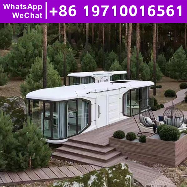 Earthquake Resistant Tiny Homes Prefabricated Garden Houses Capsules to Live Hot Sale Prefab Capsule House Good Quality Low Cost