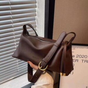 free shipping Women 2025 New Trendy and Fashionable Dumpling Bag with a Niche Texture Single Shoulder Underarm Bag