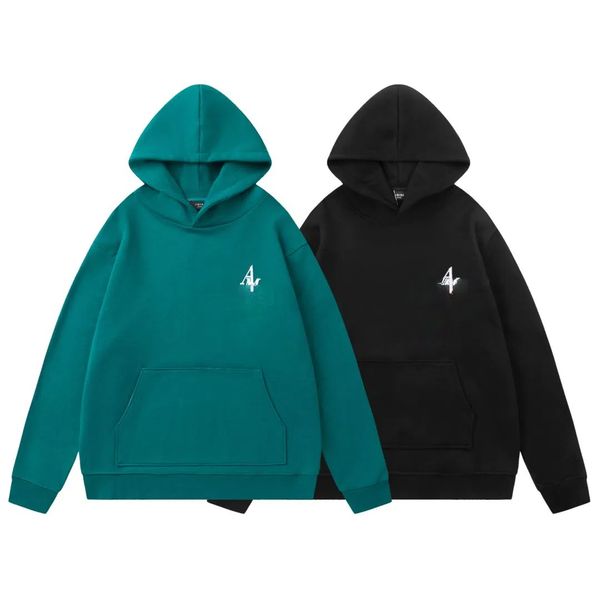 Dislocation vertical row logo printed hoodie 2 colors