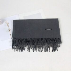 10811 Women's solid color brushed thick long scarf no pilling