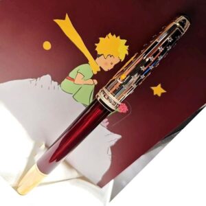wholesale Special Edition Prince 163 Rollerball Monte Ballpoint Pen Red & Blue Metal Office Writing Ink Fountain Pens With Serial Numbe