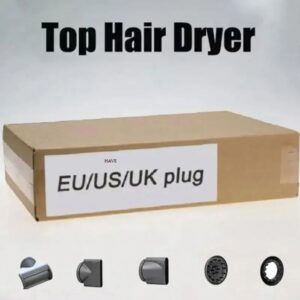 Electric Hair Dryer Negative Ionic Professional Salon Home Blow Powerful Travel Homeuse Cold hot Wind
