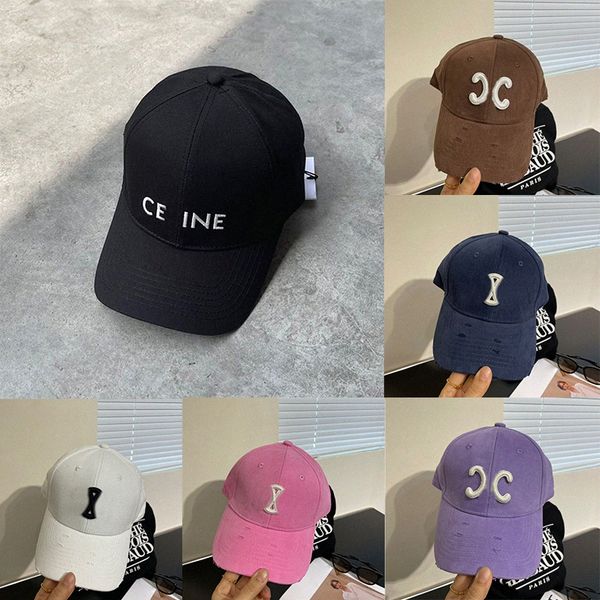 Cap designer hat colourful curlywig baseball cap Fashion mens womens letter summer snapback sunshade sport embroidery casquette beach