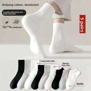 designer socks sports socks fashionable pure cotton breathable sweat absorbing odor proof basketball socks football socks unisex use