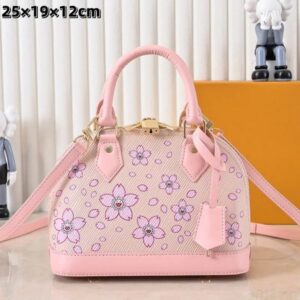 Ladies' Shoulder Bag Designer Pink Makeup Bag Fashion Printed Handbag Large Capacity Crossbody Bag