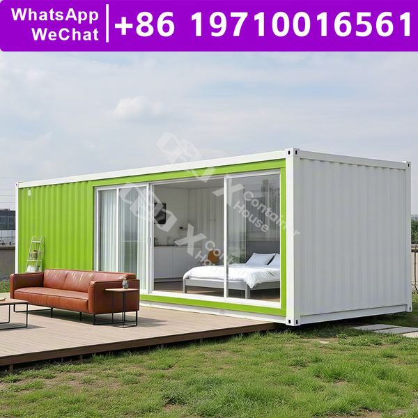 Quick Assembly Temporary Housing Flat Pack House Modular Prefab Modular Layout Steel Earthquake Resistant Cabin Custom Interior