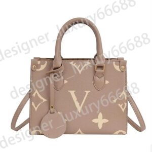 Designer Bag On the go Embossed Black Flower Large Capacity GM MM Size Tote Bag Fashion Women Shoulder Bags Handbags Lady Crossbody Luxurys Female backpack