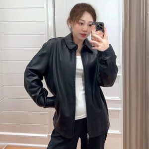 Mens Bomber Jacket Small Horse Vintage Work Coat Khaki Outerwear with Lapel Collar Designer Casual Jacket Street Style Fashion Zip Up Lightweight Workwear Look