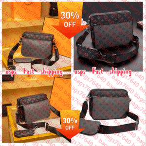 Top 3 piece Quality Messenger Bag Cross Body Wallets Leather Patchwork Men Women handbag shoulder bags designer fashion wallet phone bag Wallets purse tote bag