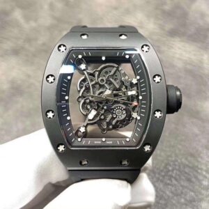 27 Hot Selling Hollowed Out Quartz Wristwatch European Style Luminous Barrel Shaped Three Needle Ghost Head Men's Non Mechanical Watch 65