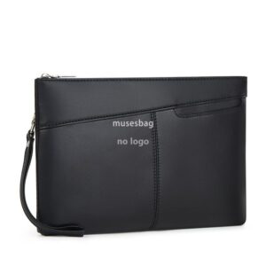New high quality men's grab bag PU leather Grab Bag Soft waterproof business mobile phone bag underarm bag