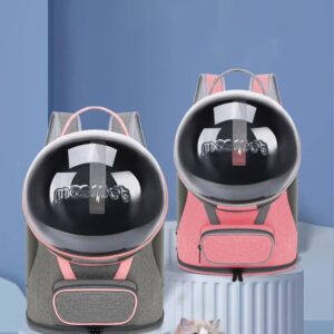 Beni Pet Breathable Space Capsule Pet Carrier – Portable Double Shoulder Bag for Cats & Dogs