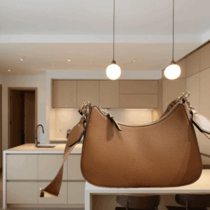 Simple and versatile soft leather lightweight fashion bag designer with box –T8601