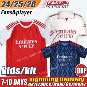 Soccer Jerseys GYOKERES Zubimendi Martin odegaard bukayo Saka declan Rice G.Martinelli Gabriel White David Raya arsenalfootball kits 25 26 arsenaljersey kids kit