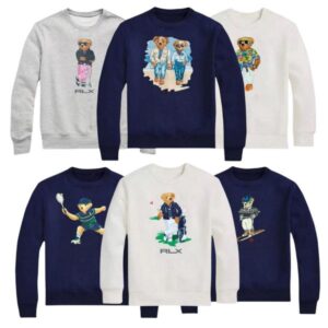 hooded bear sweater mens hoodie sweaters jumper designer sweater Mens Women Bearsweatshirt Woman Pollover O-Neck Bear Jersey Couple Sweatshirt asian size