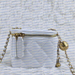 Ladies' Fashion Makeup Bag Designer Single Shoulder Crossbody Bag Light Luxury Solid Color Large Capacity Chain Bag