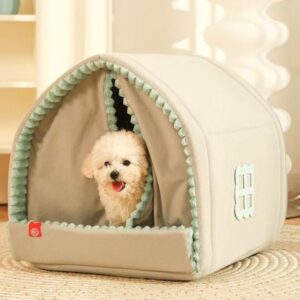 Small pet winter closed warm cleaning cat house dog four seasons universal kennel