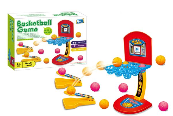 Wholesale Mini Basketball Hoop Shooting Stand Toy Kids Educational For Children Family Game Sports 2 Player